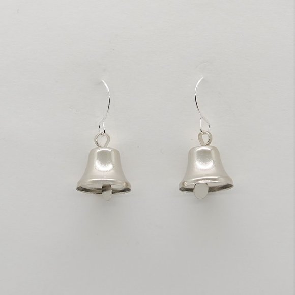 Silver Bell Earrings - Picture 4 of 5